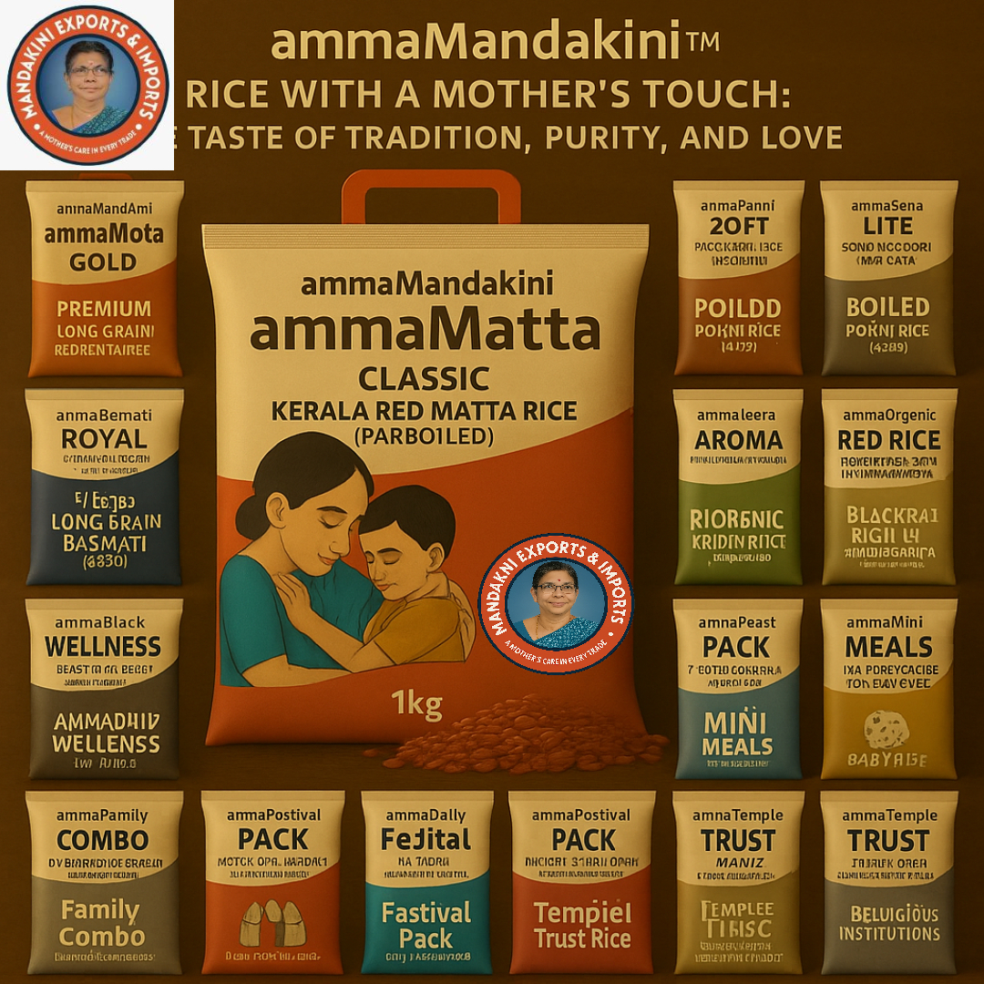 ammaMandakini™️ – Rice with a Mother’s Touch: The Taste of Tradition, Purity, and Love