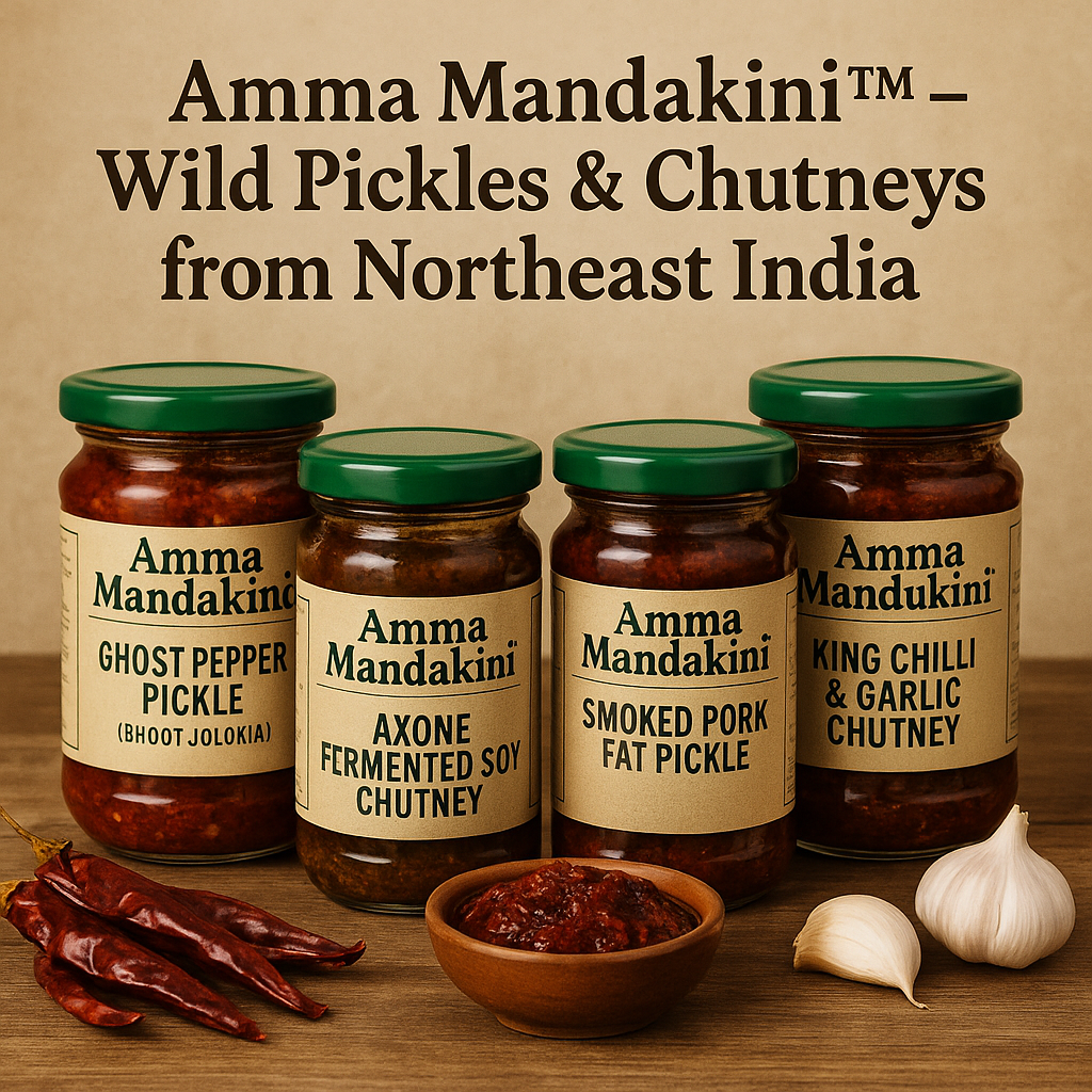 Explore Northeast India’s Fiery Pickles & Chutneys – Only from Amma Mandakini™