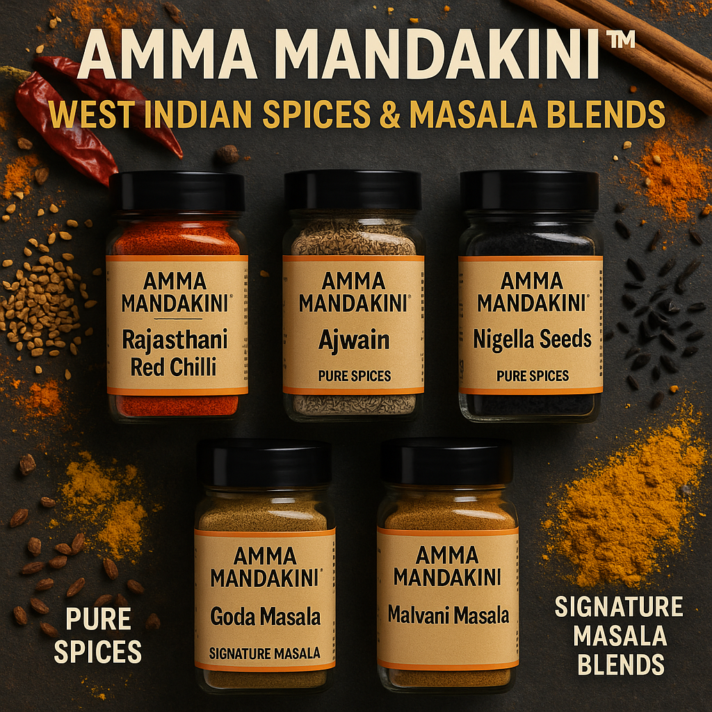 Amma Mandakini™ Spices – Authentic West Indian Masalas Now Exported Globally
