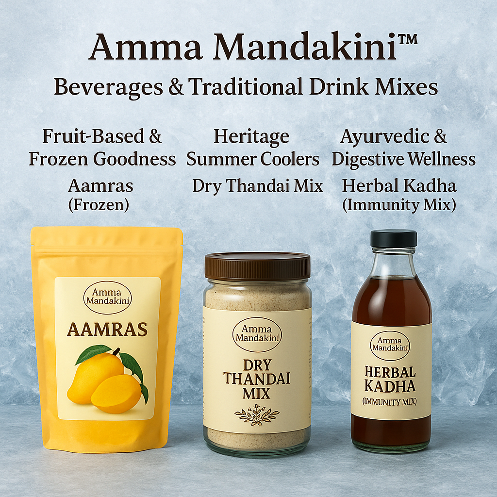 Traditional West Indian Beverages & Drink Mixes by Amma Mandakini™