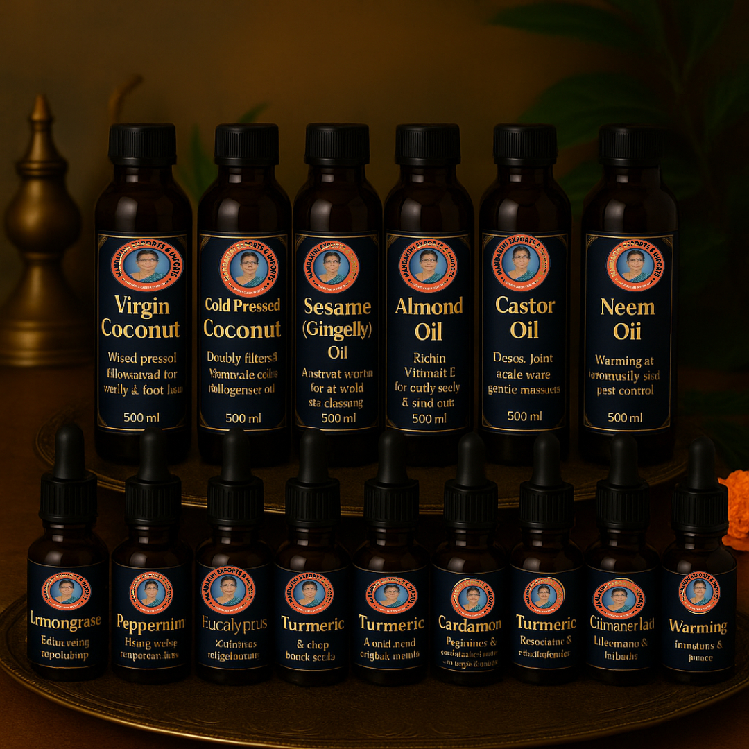 Amma Mandakini – Authentic Kerala Ayurvedic & Herbal Oils for Global Wellness