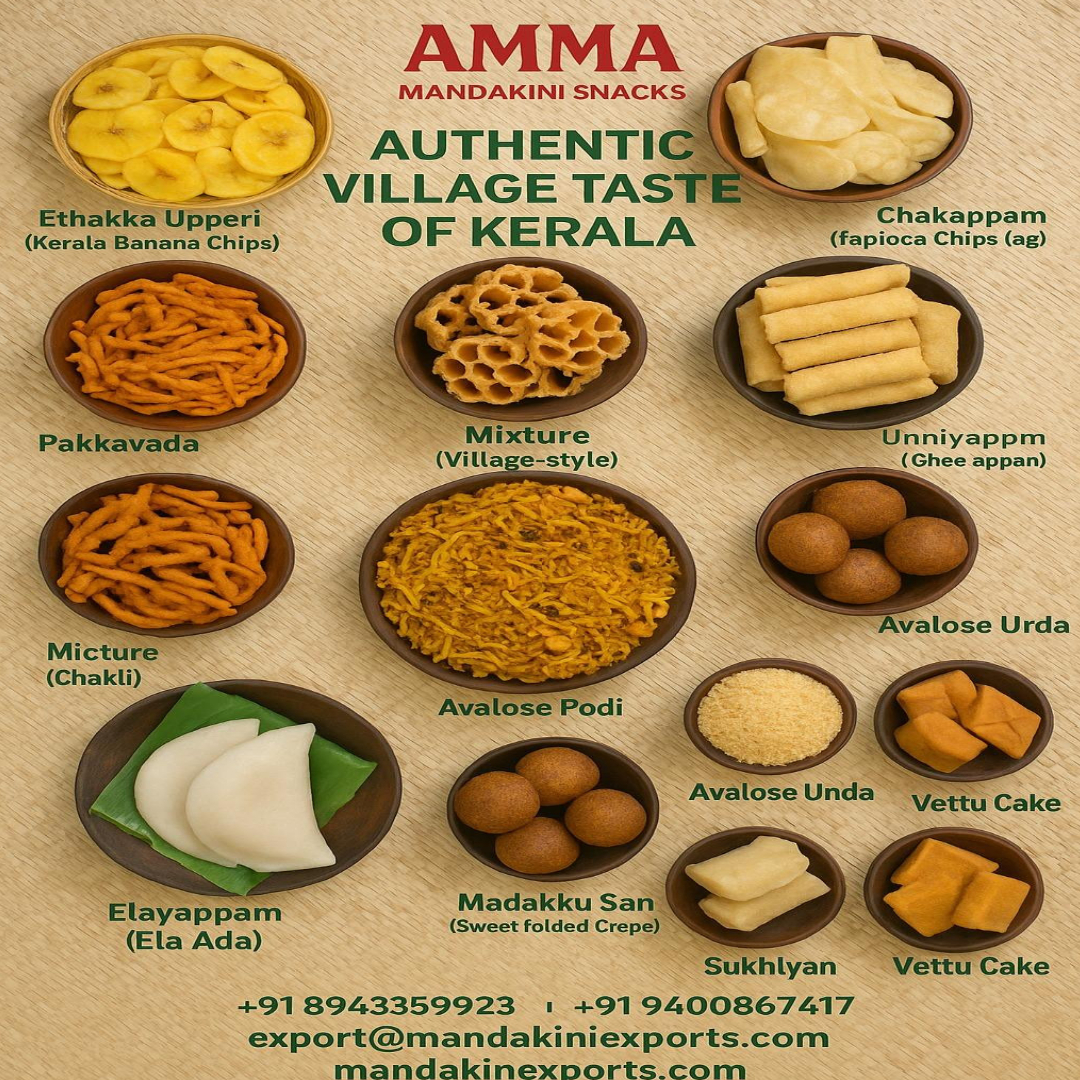 “Authentic Kerala Village Snacks – Amma Mandakini”