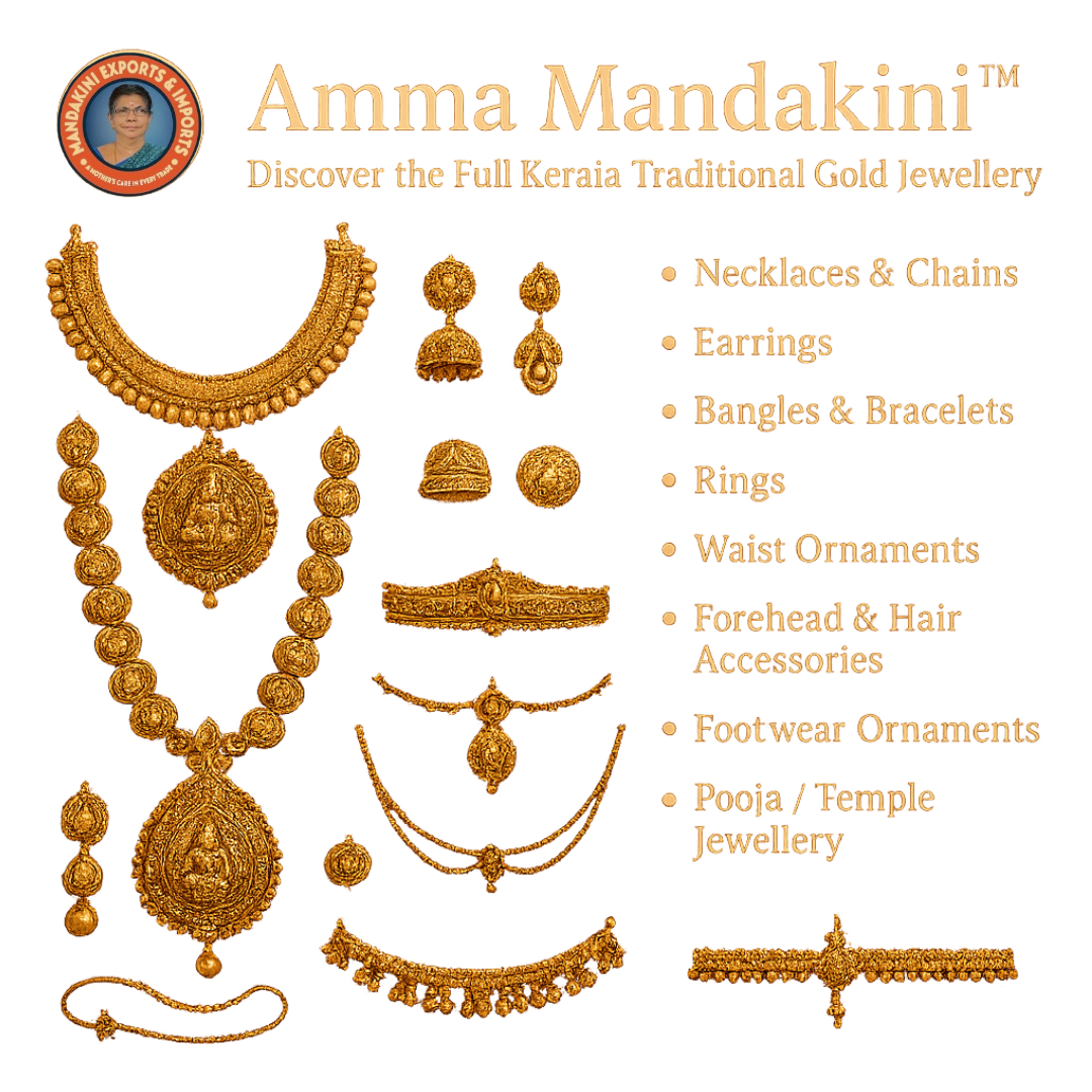 Amma Mandakini– Discover the Full Kerala Traditional Gold Jewellery