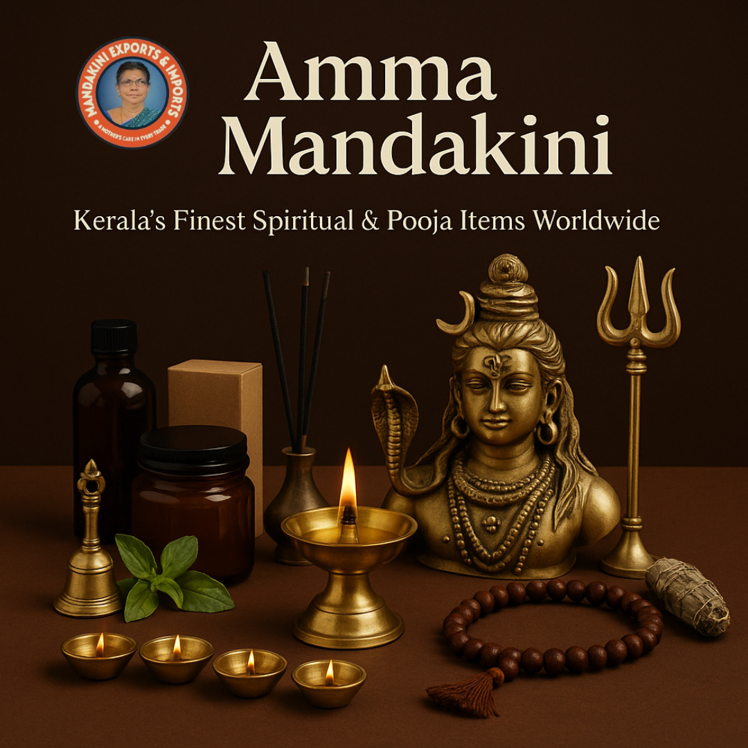 Exported By Amma Mandakini – Kerala’s Finest Spiritual & Pooja Items Worldwide