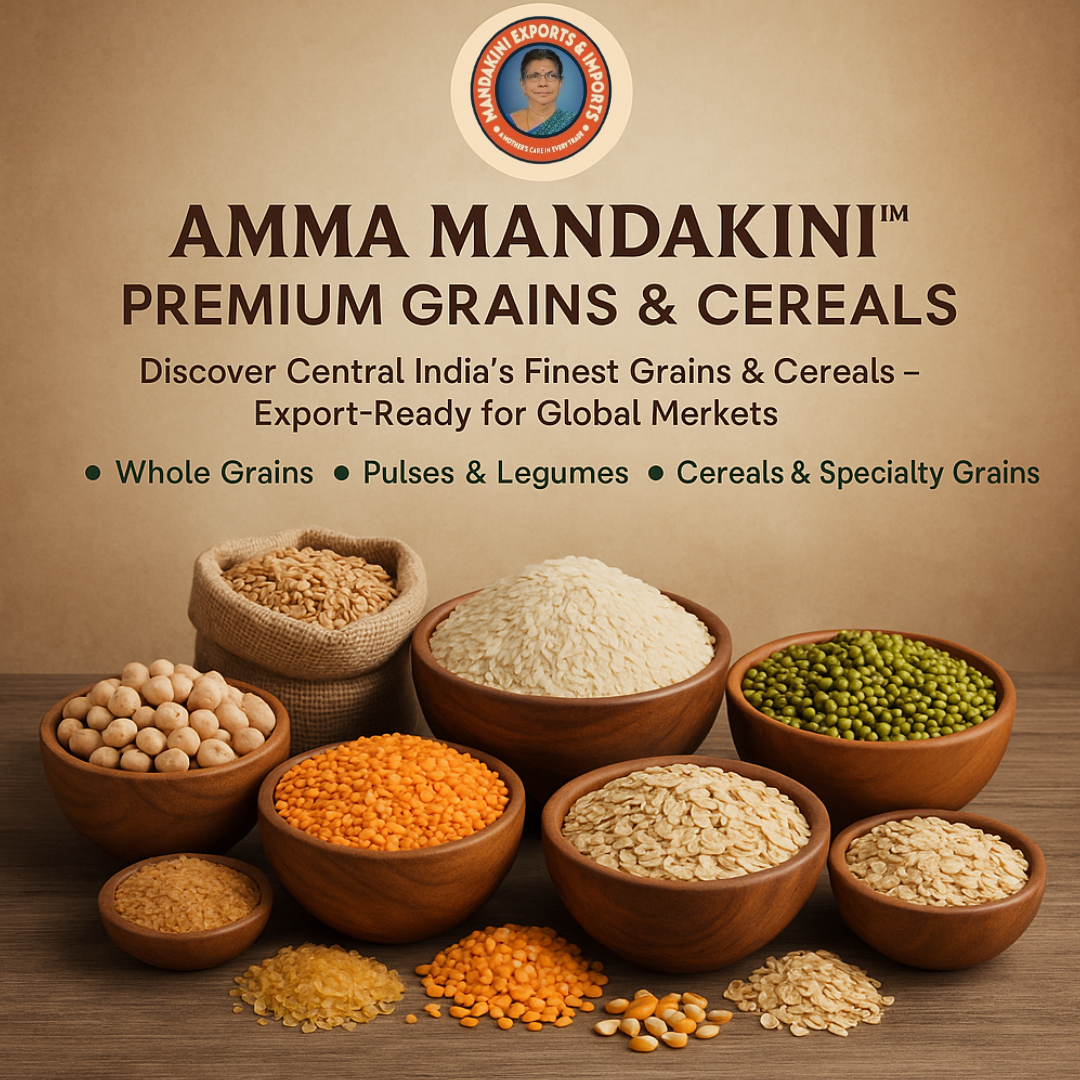 Amma Mandakini™ – Premium Grains & Cereals from Central India