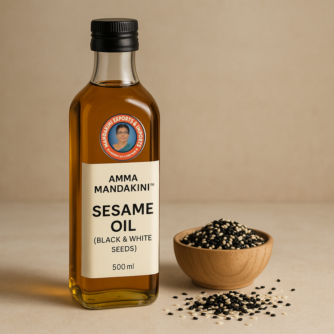 Exported By Amma Mandakini Central India Sesame Oil (Black & White Seeds)