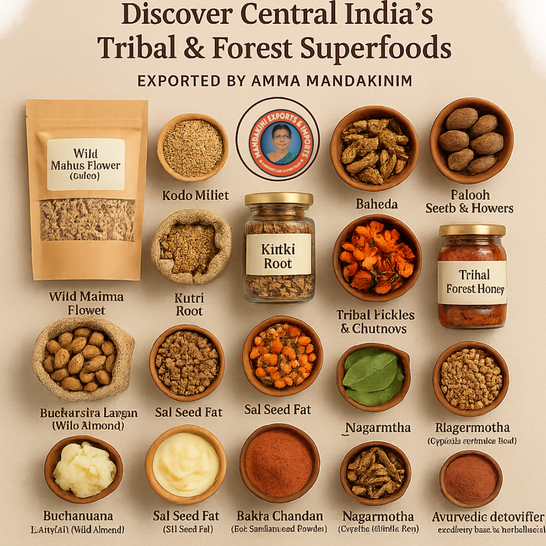 Discover Central India’s Tribal & Forest Superfoods – Exported by Amma Mandakini