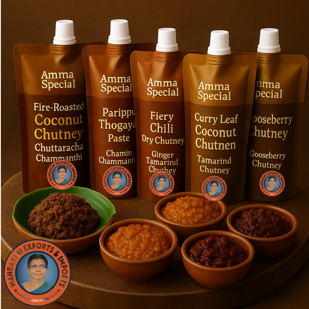 Discover Amma Special Chammanthi – Kerala’s Traditional Chutneys Now Ready for Export!