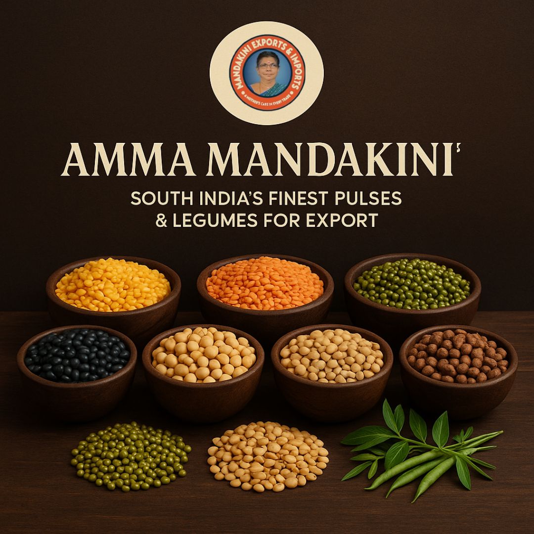 Exported By Amma Mandakini – South India’s Finest Pulses & Legumes
