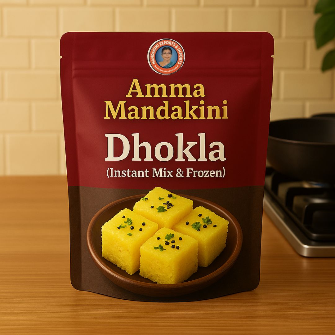 West Indian Dhokla Made Easy – Instant Mix & Frozen Trays by Amma Mandakini™