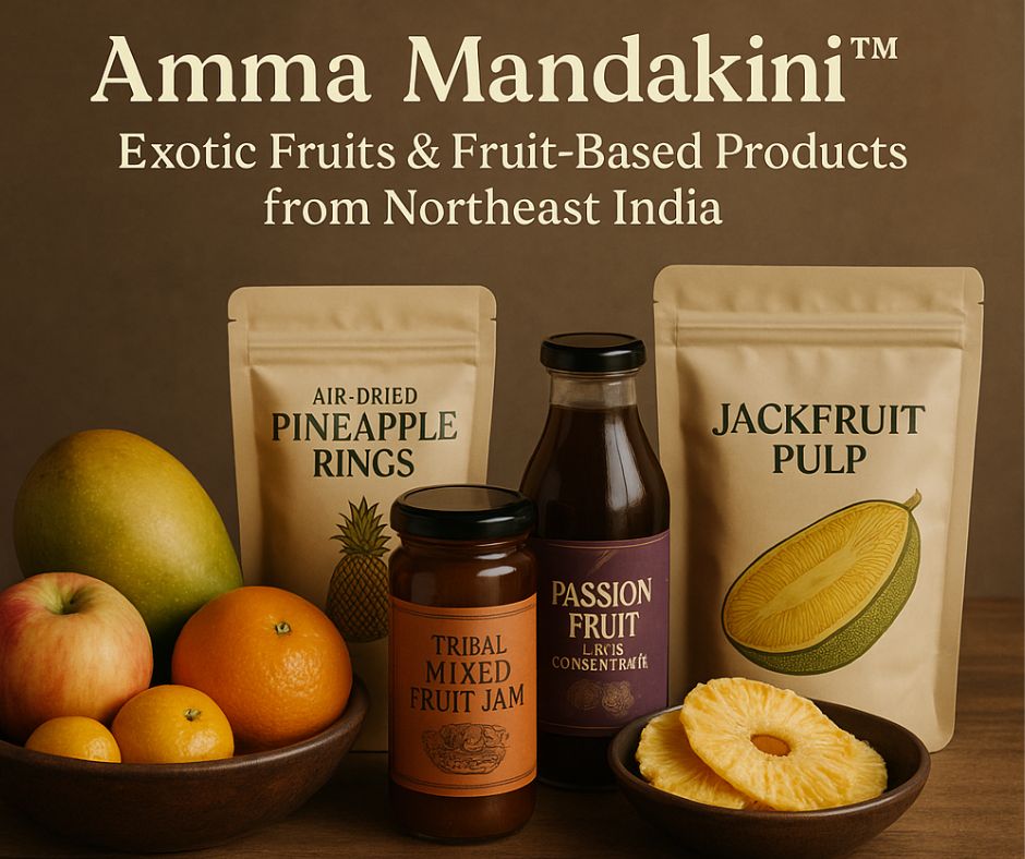 Export-Ready Tribal Fruits & Preserves from Northeast India by Amma Mandakini™