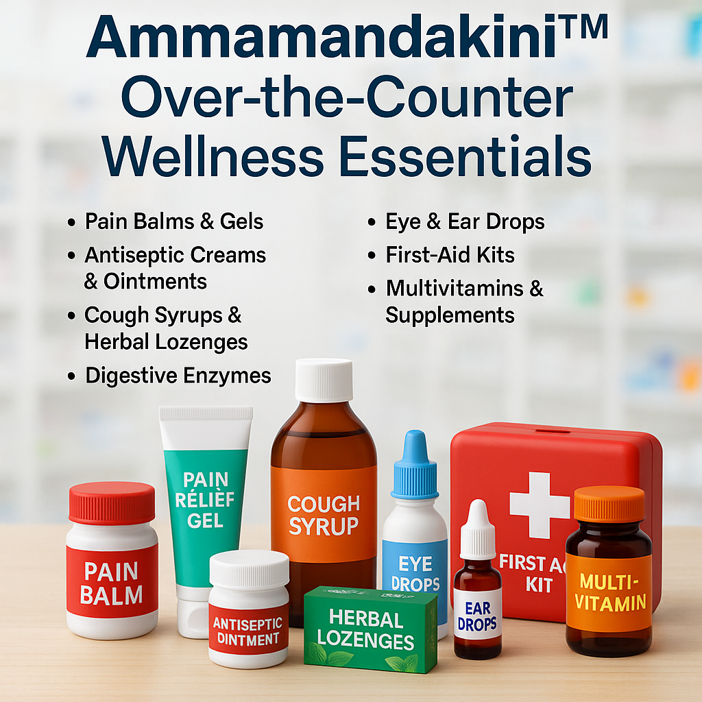 Trusted OTC Products by Ammamandakini – Daily Wellness Without Prescription