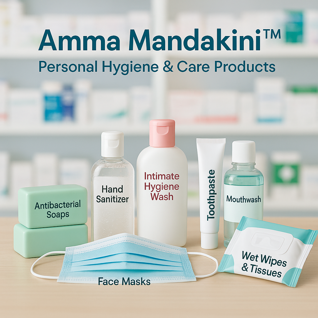 Safe. Gentle. Effective. Personal Hygiene with Amma Mandakini