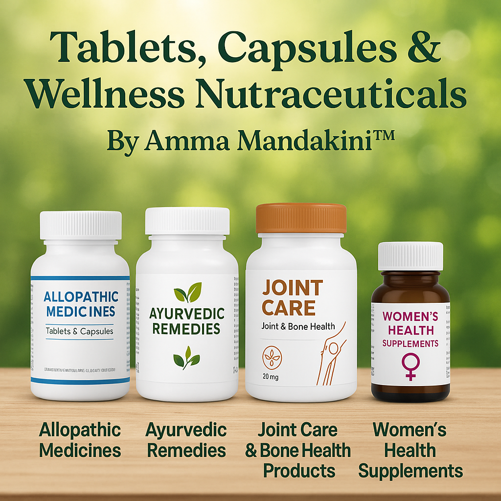 Boost Your Health with Amma Mandakini Tablets & Nutraceuticals
