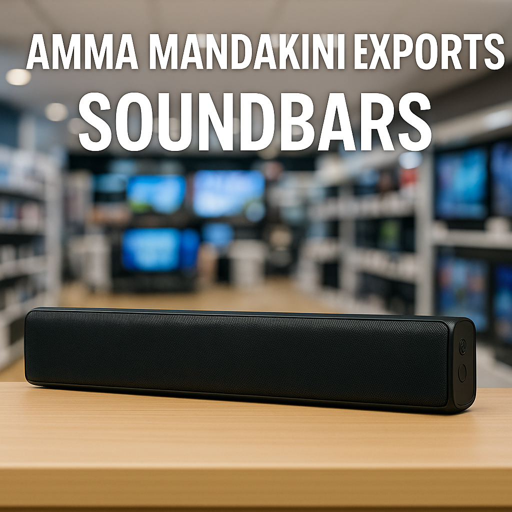 Experience the Ultimate Sound Quality with Soundbars – Export by Amma Mandakini™
