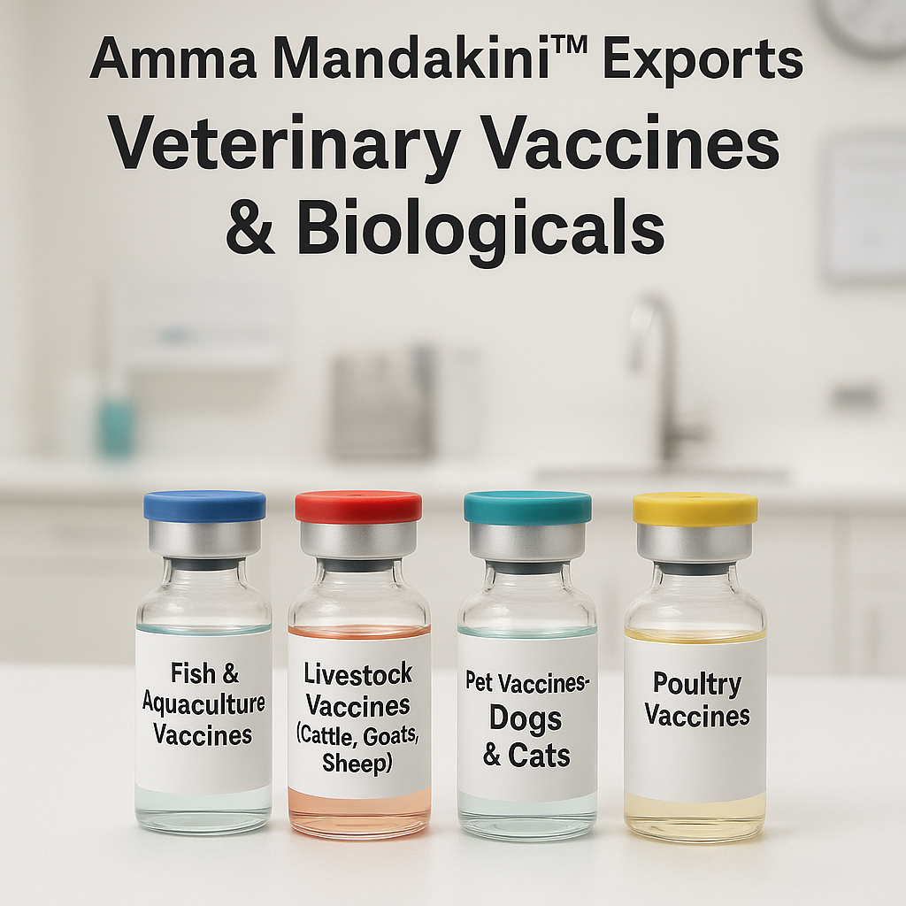 Global Supplier of Veterinary Vaccines – Amma Mandakini™ Exports