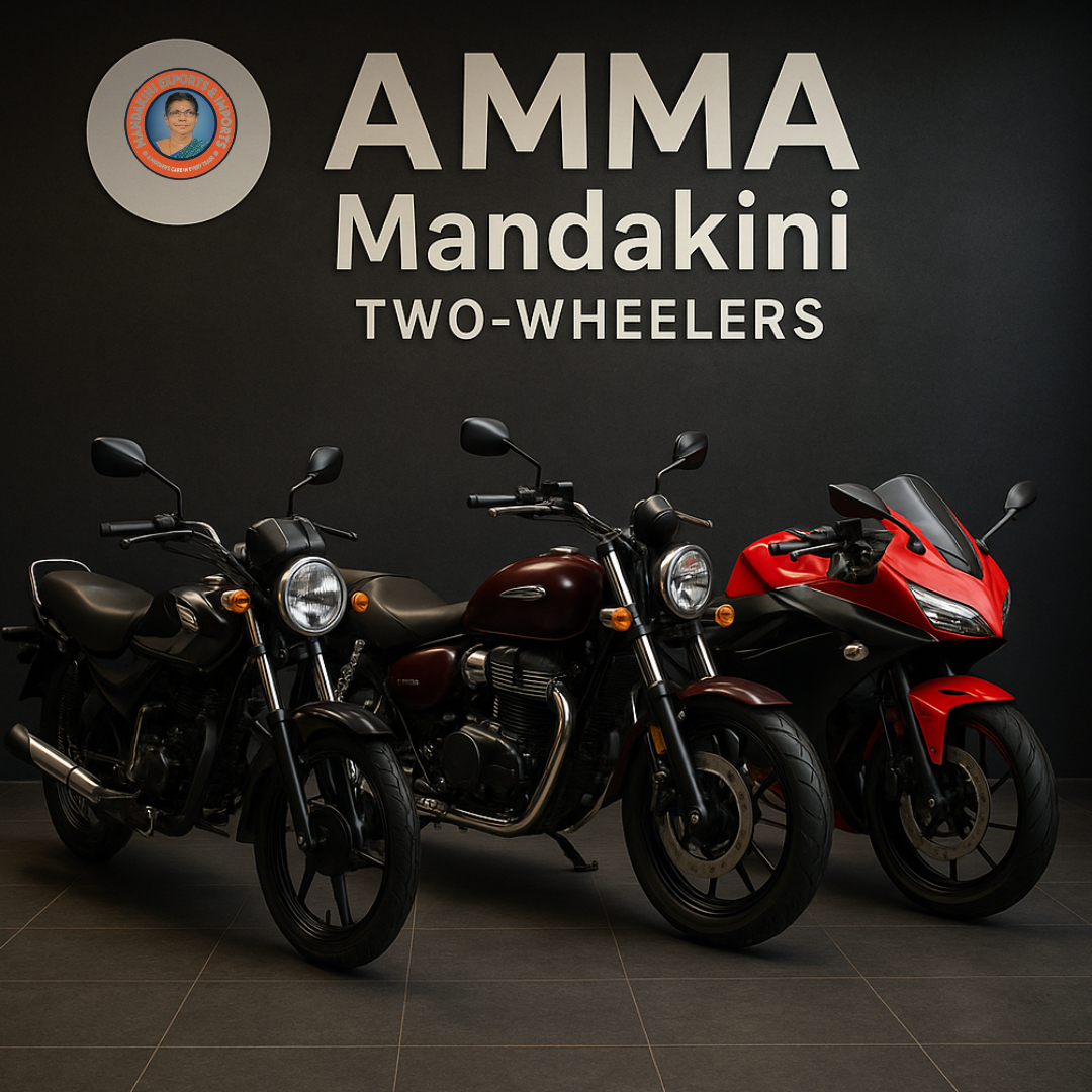 Exported By Amma Mandakini Two-Wheelers – Motorcycles (Commuter, Cruiser, Sports)