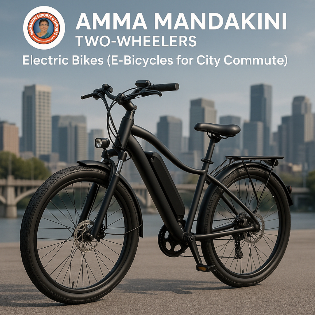 Exported By Amma Mandakini Two-Wheelers – Electric Bikes (E-Bicycles for City Commute)