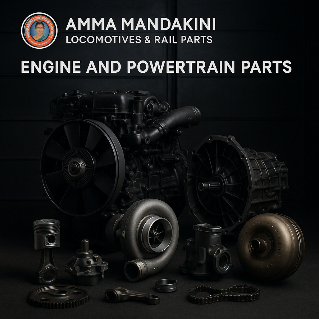 Exported By Amma Mandakini – Locomotives & Rail Parts (Engine and Powertrain Parts)