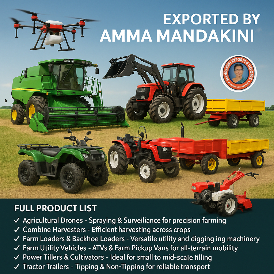 Exported By Amma Mandakini – Agricultural Vehicles