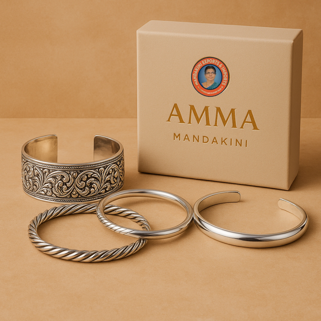 Exported By Amma Mandakini  Silver Bracelets & Bangles