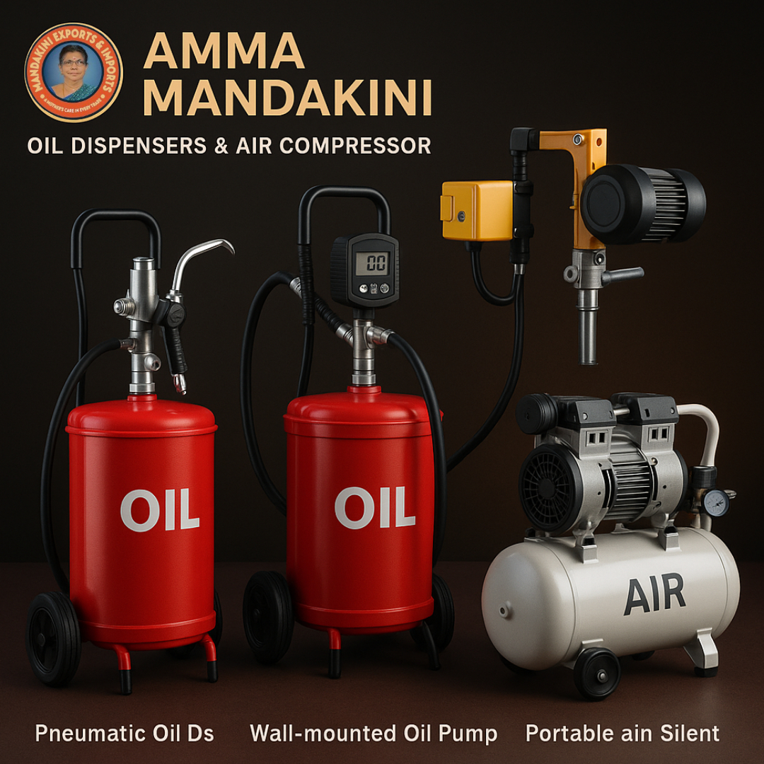 Exported By Amma Mandakini – Oil Dispensers & Air Compressors