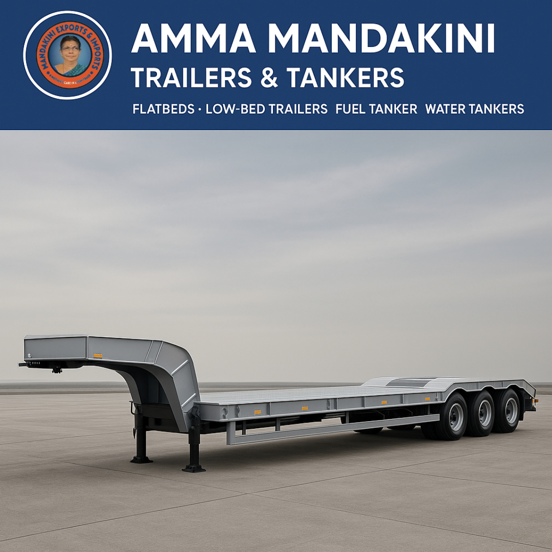 Exported By Amma Mandakini: Trailers & Tankers – Flatbeds, Low-bed Trailers, Fuel Tankers, Water Tankers