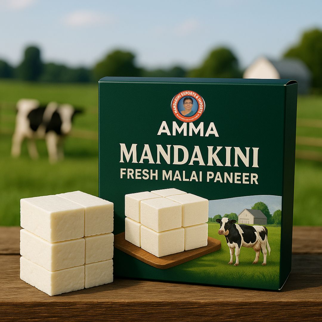Fresh Malai Paneer from West India – Soft, Milky & Export-Ready by Amma Mandakini™