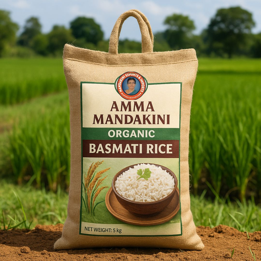 Experience the Natural Goodness of Amma Mandakini™ Organic Basmati Rice