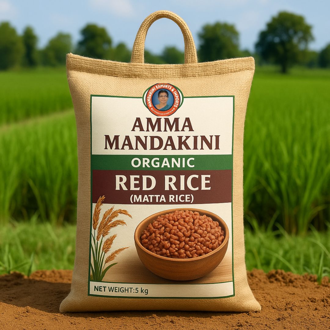 Discover the Health Benefits of Amma Mandakini™ Organic Red Rice (Matta Rice)