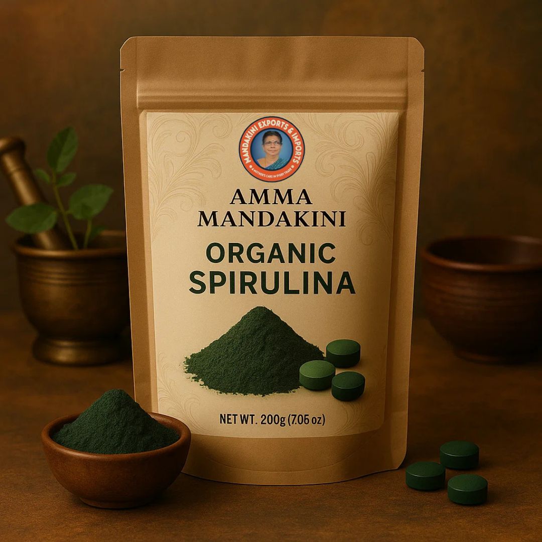 Organic Spirulina by Amma Mandakini™ – Nature’s Ultimate Vegan Superfood