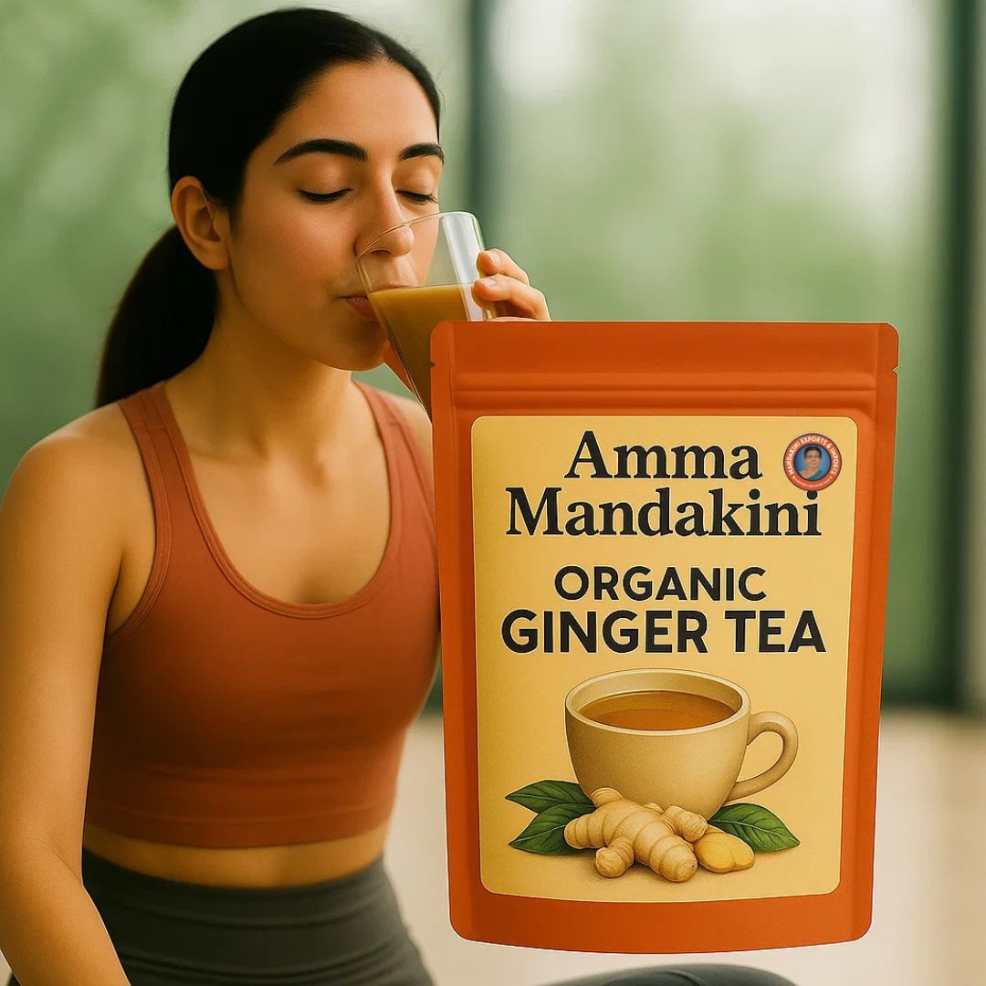Organic Ginger Tea – A Natural Immune Booster from Amma Mandakini™