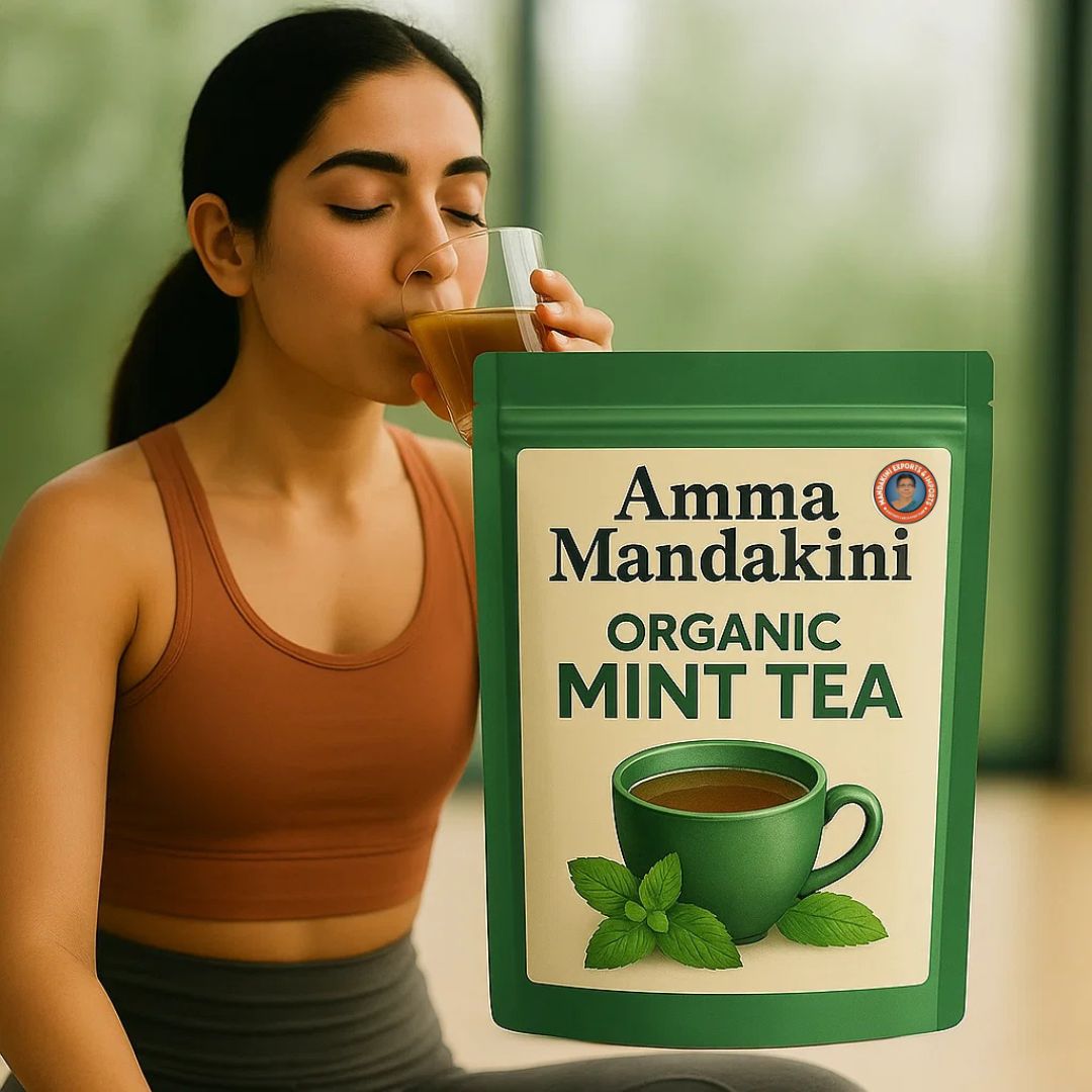 Refresh Naturally with Amma Mandakini™ Organic Mint Tea