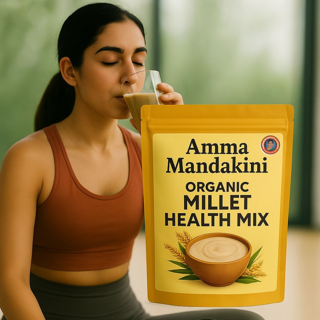 Amma Mandakini™ Organic Millet Health Mix – Daily Nutrition for All Ages