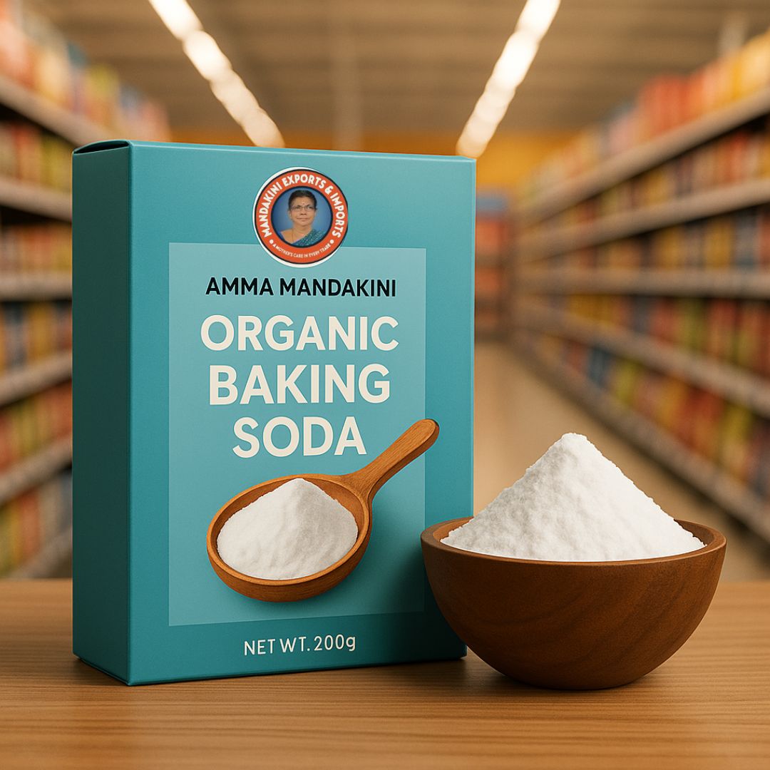 Elevate Your Bakes with Amma Mandakini™ Organic Baking Soda