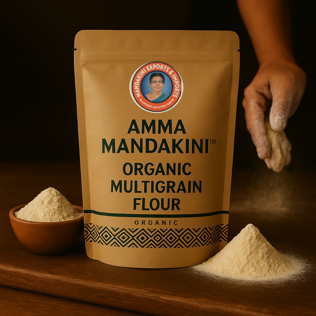 Experience Pure Nutrition with Amma Mandakini™ Organic Multigrain Flour”