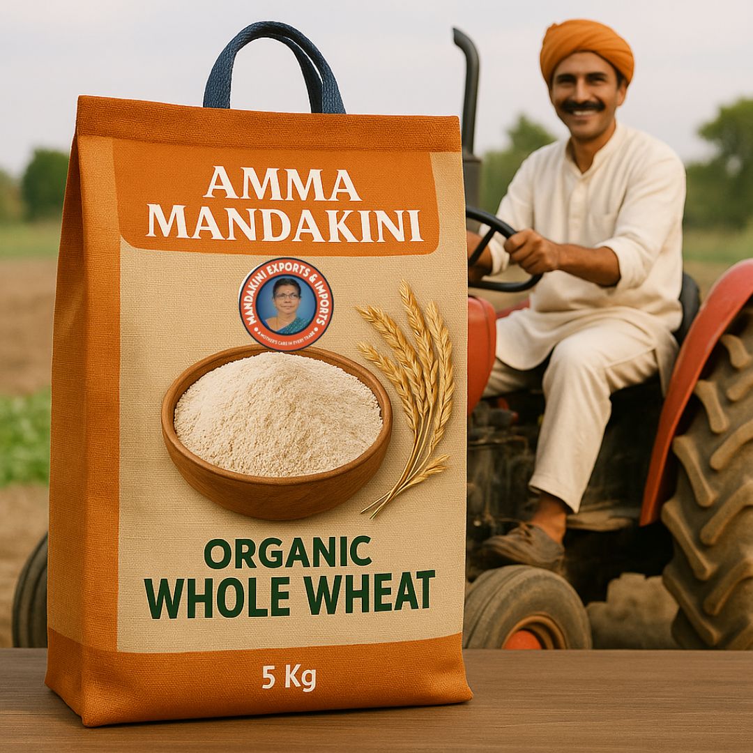 Bake and Cook Healthier with Amma Mandakini™ Organic Whole Wheat – 100% Organic Goodness