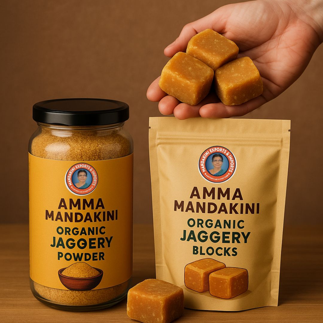Unlock the Power of Organic Sweeteners with Amma Mandakini™ Organic Jaggery