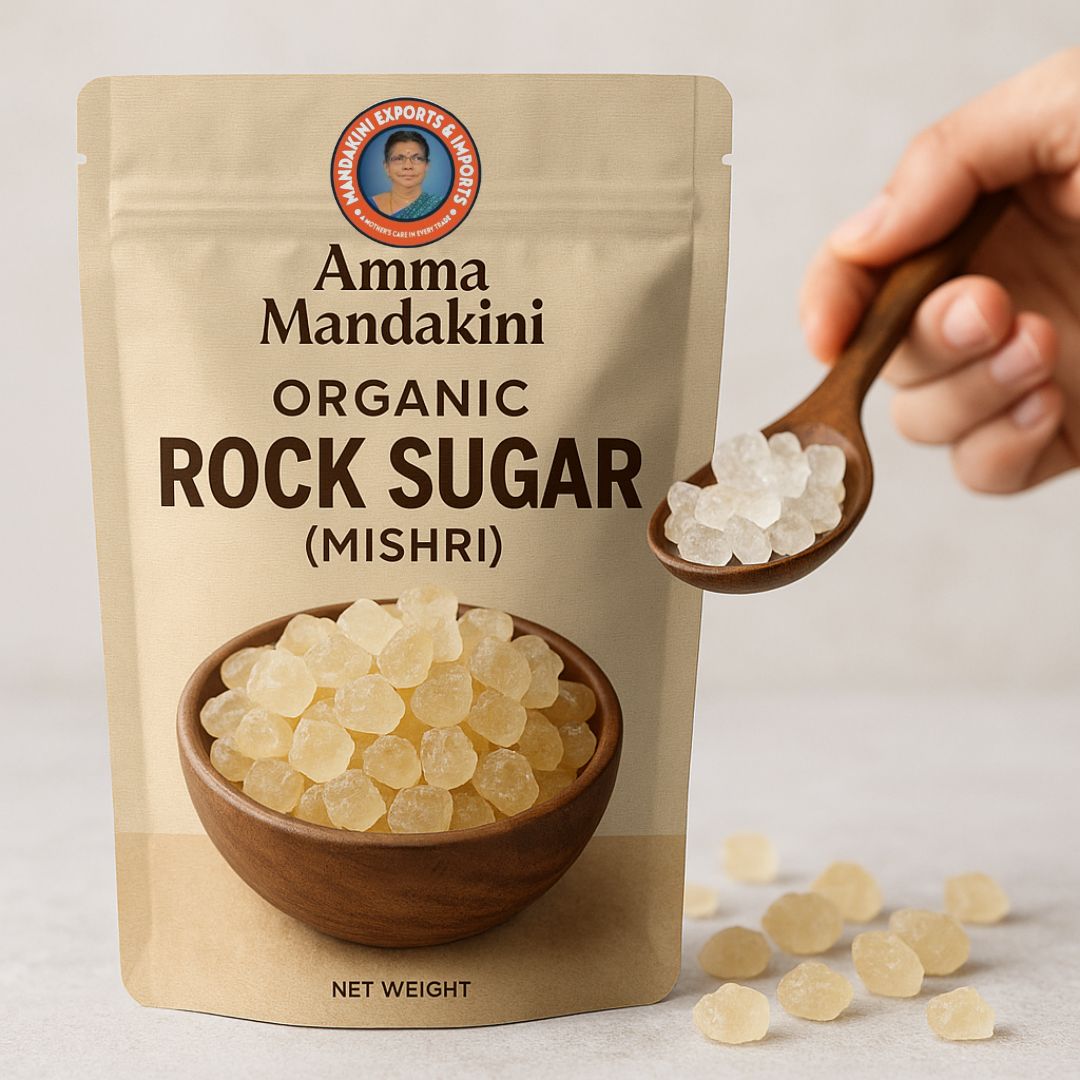 Elevate Your Tea & Remedies with Amma Mandakini™ Organic Rock Sugar