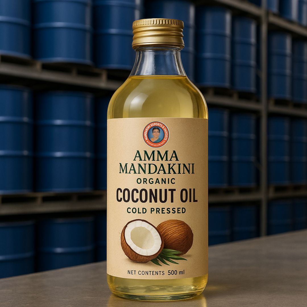 Amma Mandakini™ Organic Coconut Oil – For Healthy Cooking & Glowing Skin