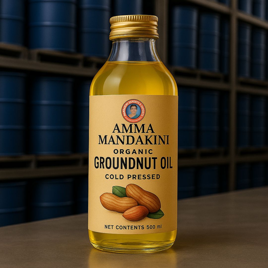Amma Mandakini™ Organic Groundnut Oil – Taste Tradition, Live Healthy