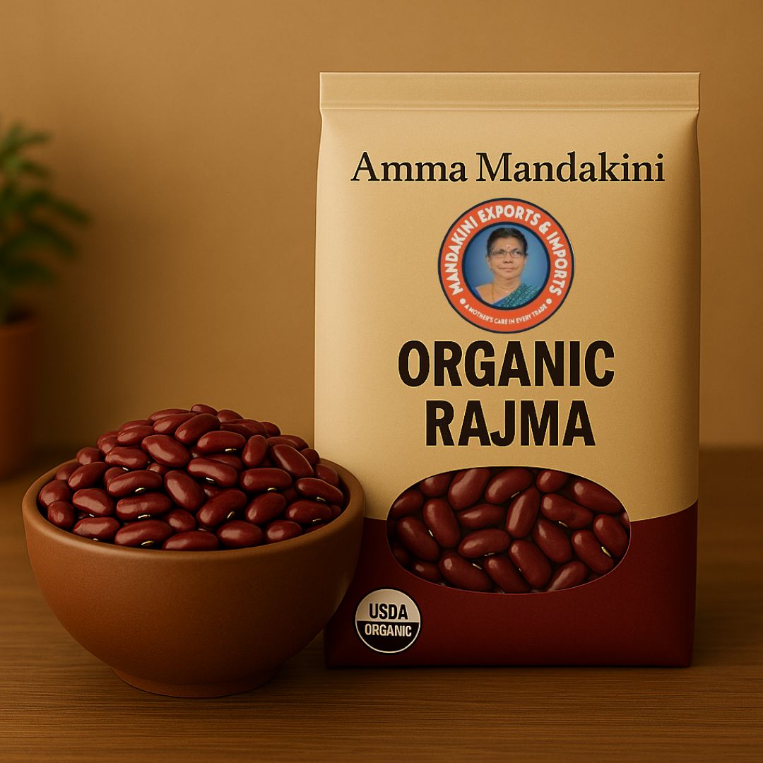 “Boost Your Meals with Amma Mandakini™ Organic Rajma – A Protein-Packed Superfood!”