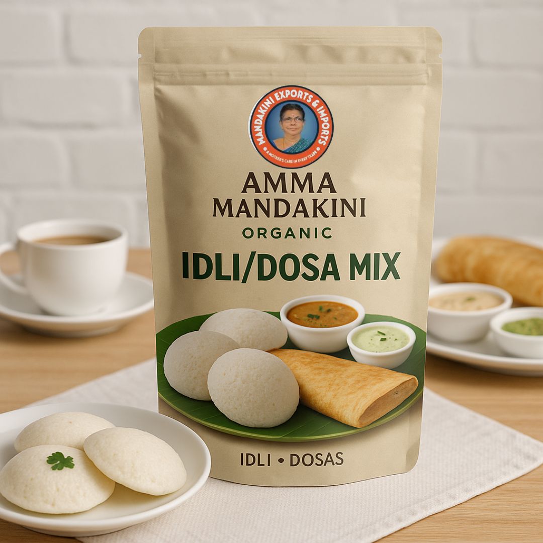 Amma Mandakini™ Organic Idli/Dosa Mix – Just Mix, Ferment & Cook