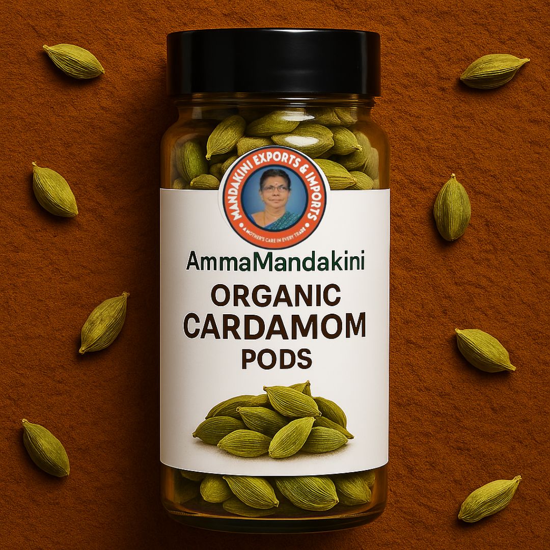 Organic Cardamom Pods – A Must-Have for Every Kitchen by Amma Mandakini™
