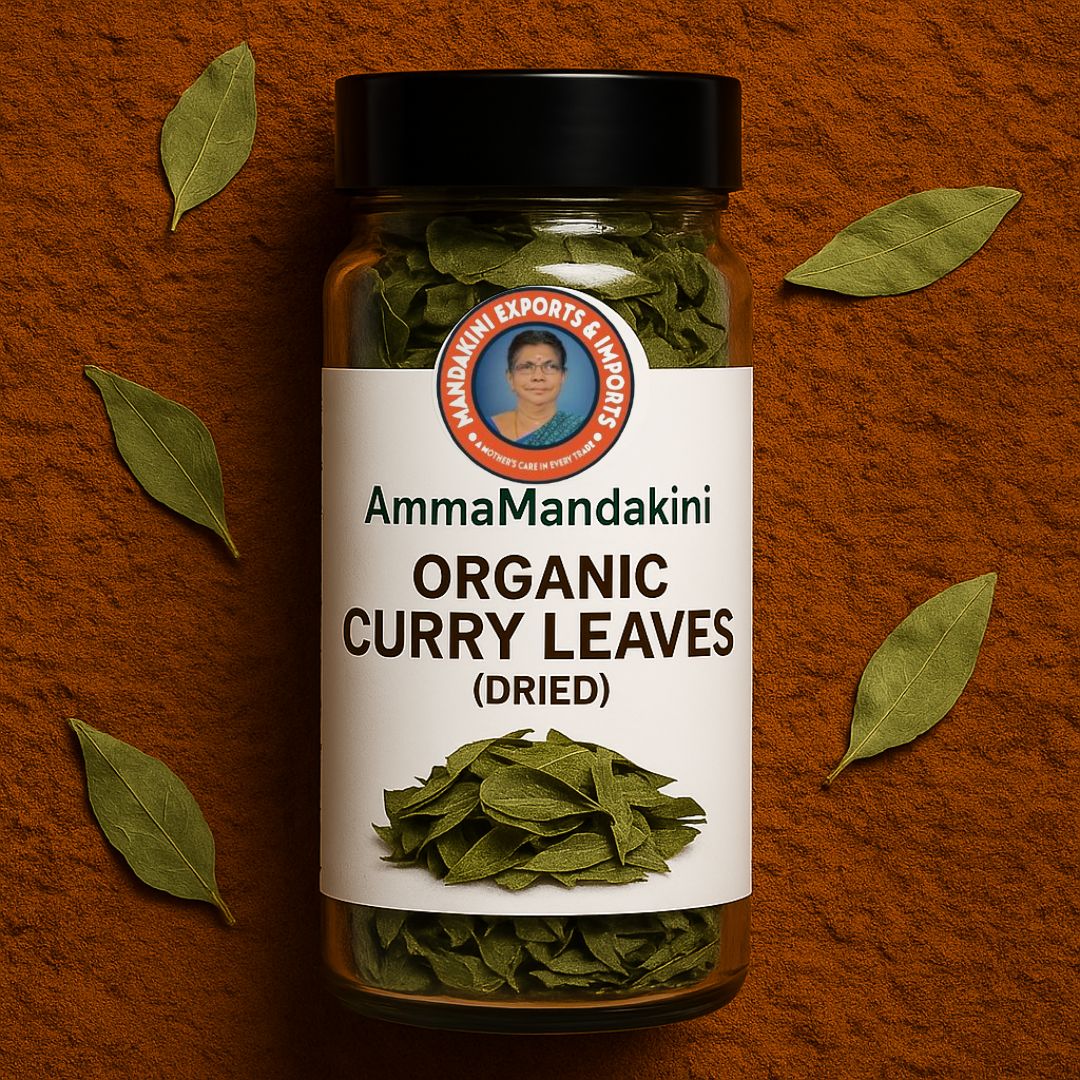 “Long-Lasting Freshness in Every Dish with Amma Mandakini™ Organic Curry Leaves”