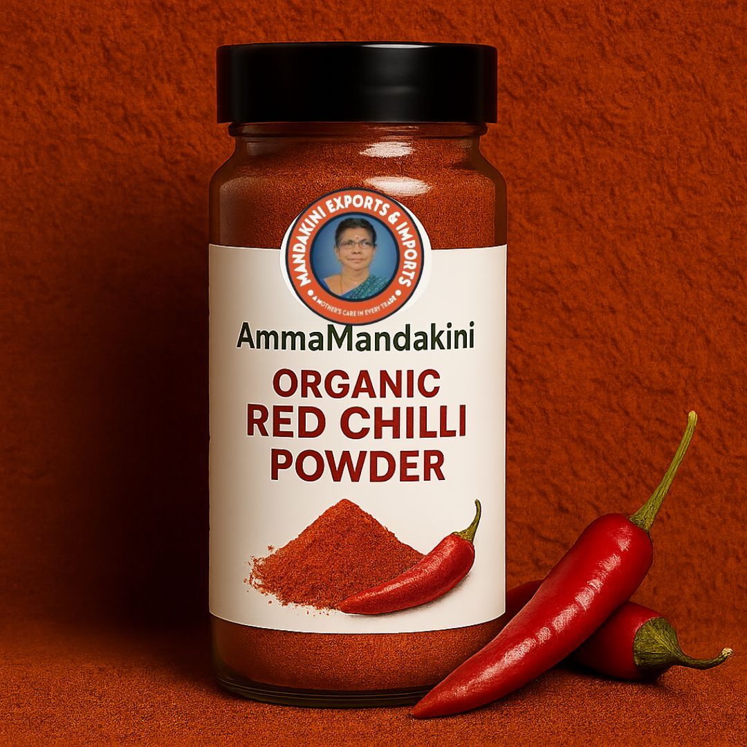 Pure & Fiery – Organic Red Chilli Powder from Amma Mandakini™