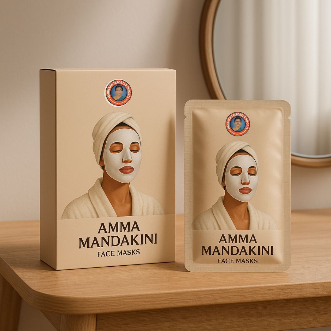 Feel the Difference with Amma Mandakini’s Face Masks: Hydrating, Purifying, and Age-Defying