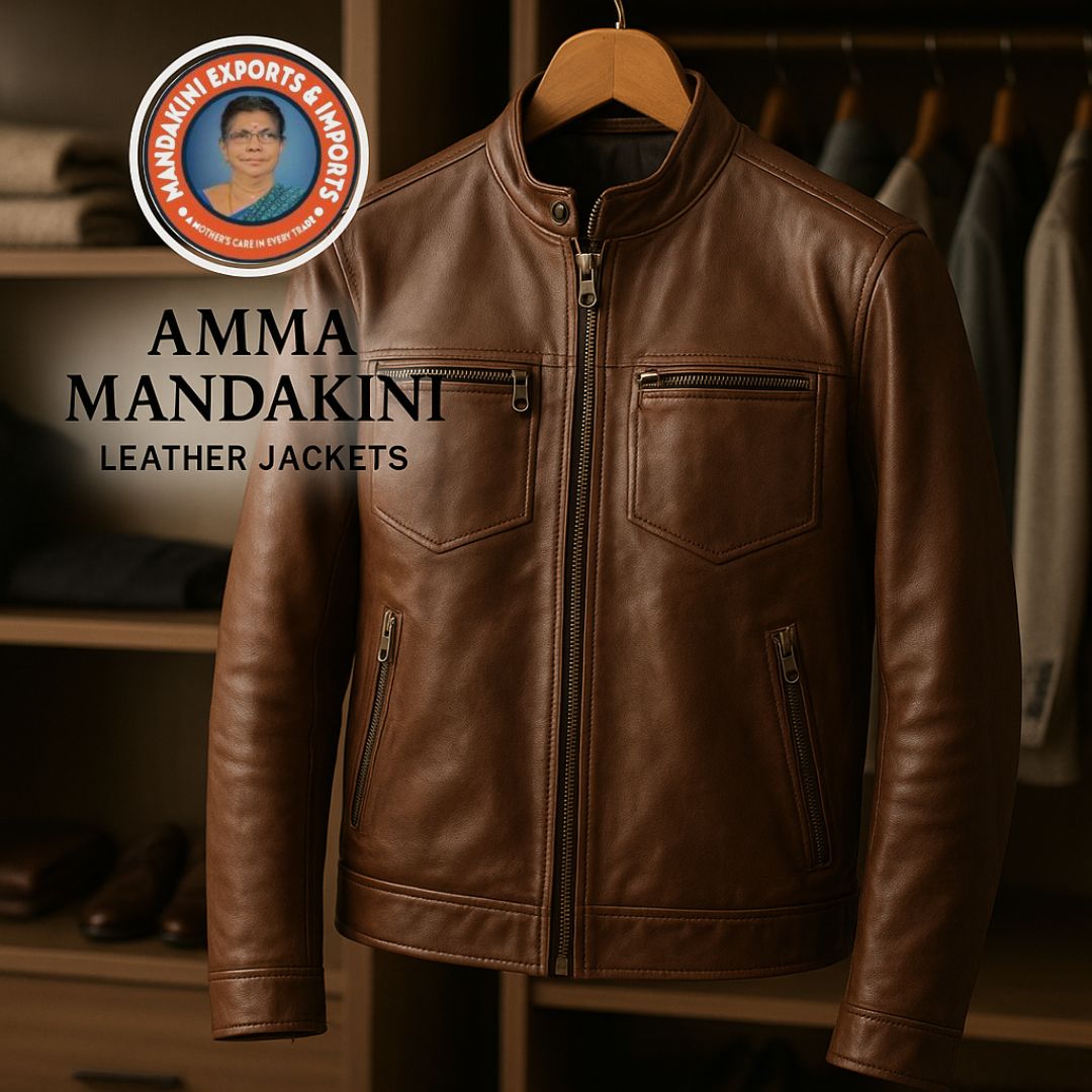 “Stylish & Durable Leather Jackets: Find Your Perfect Fit at Amma Mandakini”