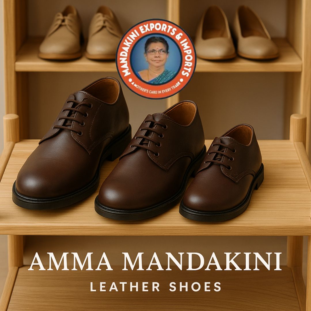 “Step Into Luxury with Premium Leather Shoes from Amma Mandakini”