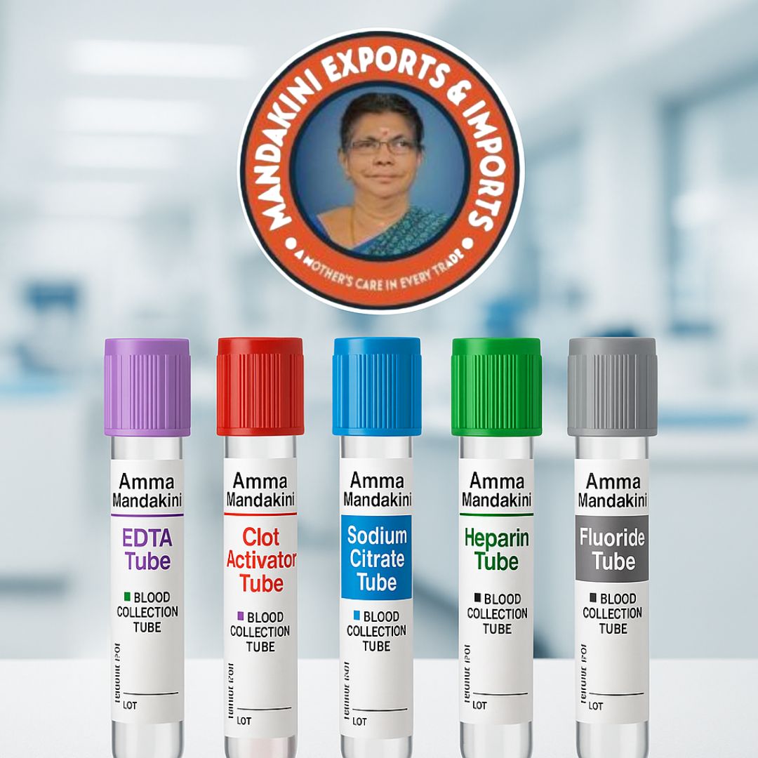Buy Sterile Blood Collection Tubes – EDTA, Citrate, Heparin & More | Amma Mandakini™